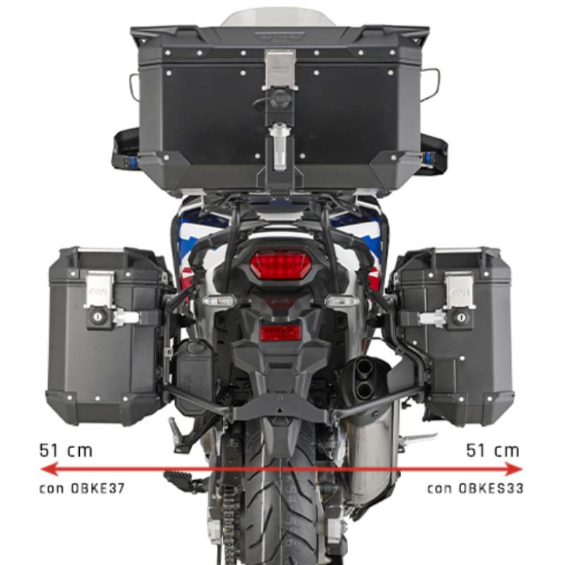 Portamaletas lateral OBKES33 Givi Honda CRF1100-Adv